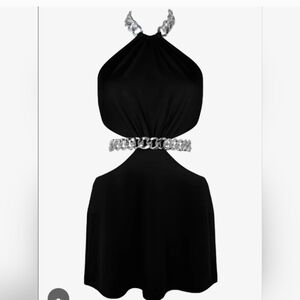 HEIRESS Beverly Hills black Dress. Without Belt.